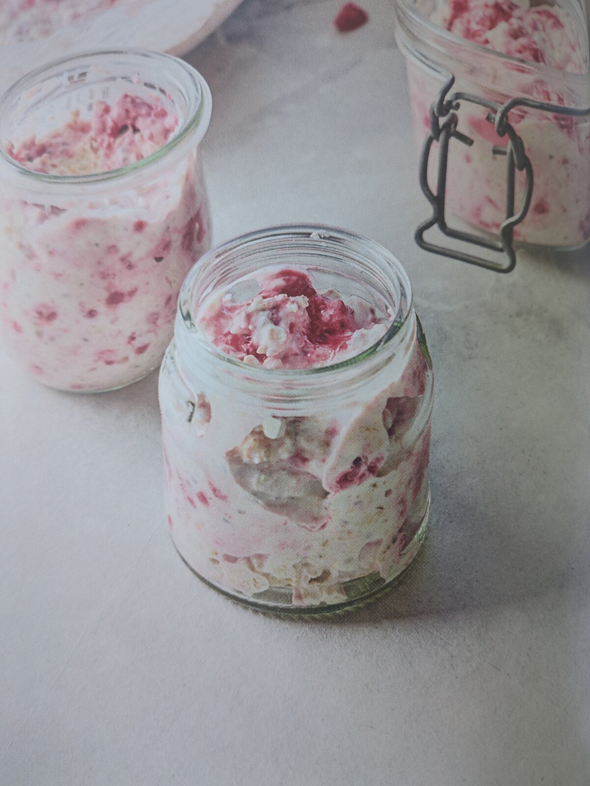 Big Batch Raspberry Ripple Bircher