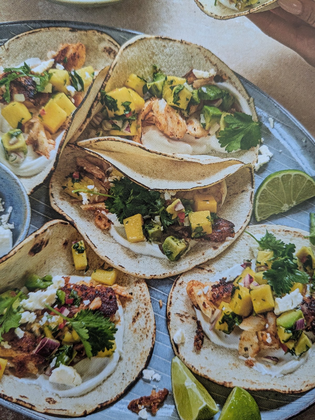 Blackened Fish Tacos with Mango Salsa