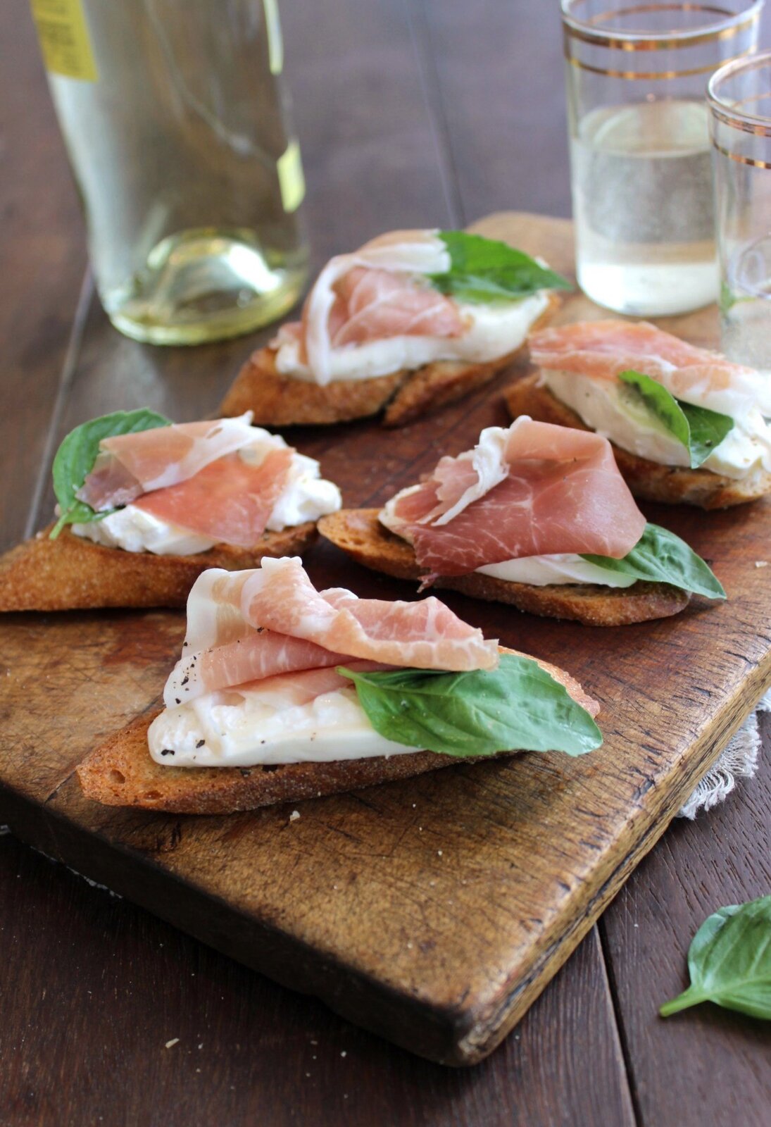 Burratta toast